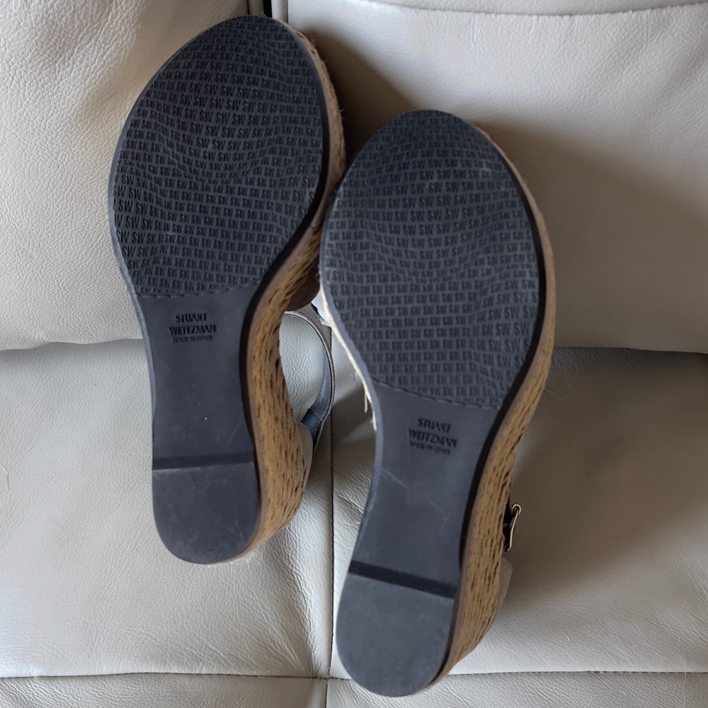 Stuart Weitzman | Taupe - Soho Jute - Picture 13 of 15